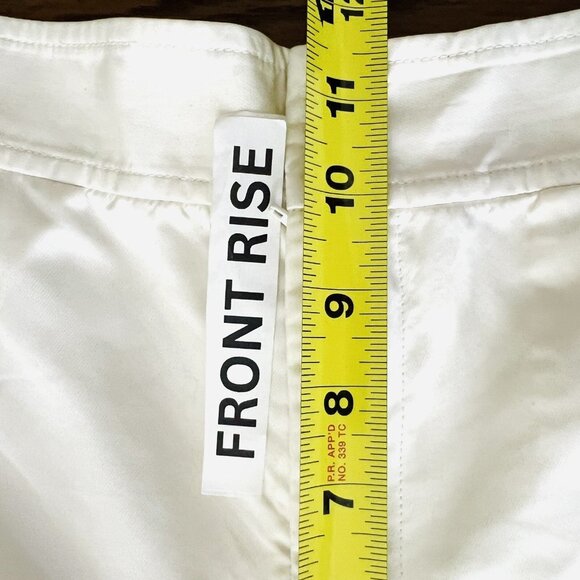 Ralph Lauren Active Women's Pants Size 12 Mesh Lined Relaxed Straight Leg Ivory - Picture 8 of 11